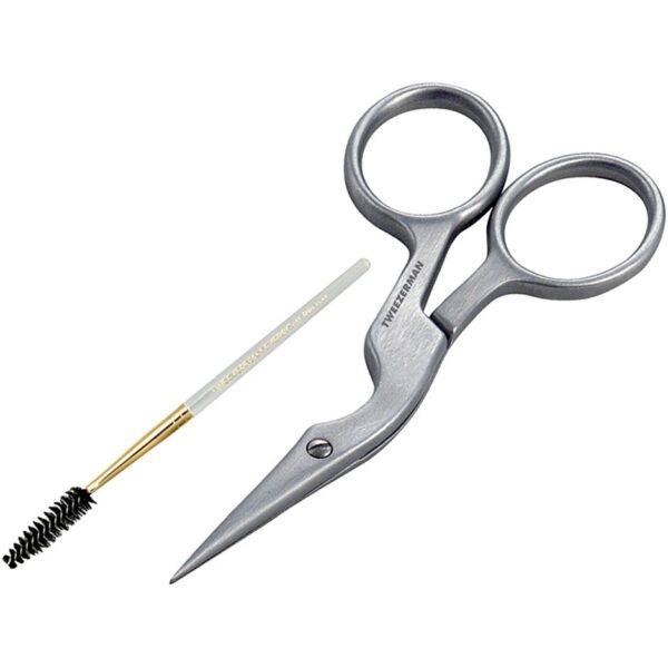 Brow Shaping Scissors & Brush, Tweezerman Ögonbrynsfärg & Trimmers