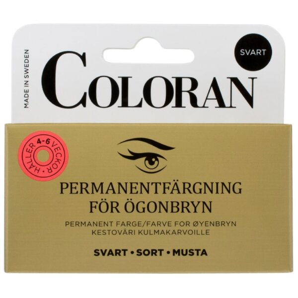 Permanentfärg för Ögonbryn, Coloran Ögonbrynsfärg & Trimmers